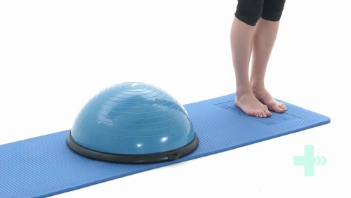 «Работа ног» Быстрый шаг, через BOSU, из стороны в сторону