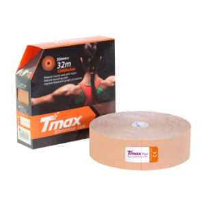 Тейп спортивный Tmax Extra Sticky 5cm*32m (96% хлопка 4% спандекс)