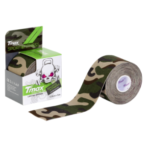 Тейп спортивный Tmax Tape Camouflage Sport Extra Sticky Glue 5cm*5m (96% хлопка 4% спандекс)